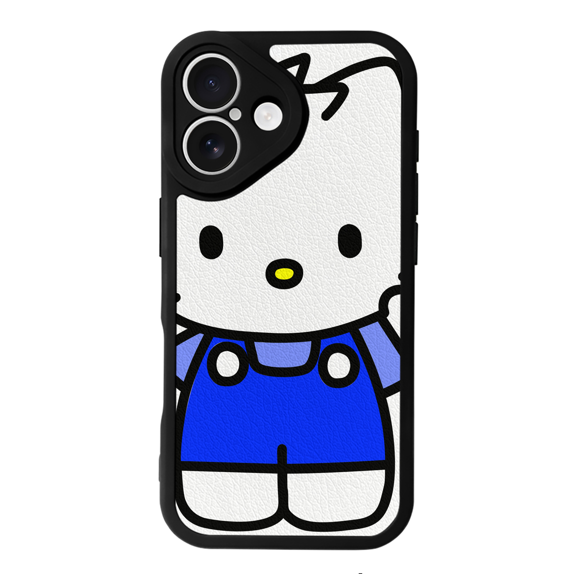 （画像用） Hello Kitty ハローキティ 【iPhone 16シリーズ対応】シリコンスマホケース（レザー調） 材質：シリコン